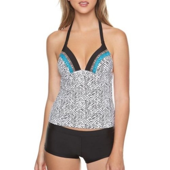 Arizona Jean Company Other - Arizona Animal Print Tankini Swimsuit Top-Juniors